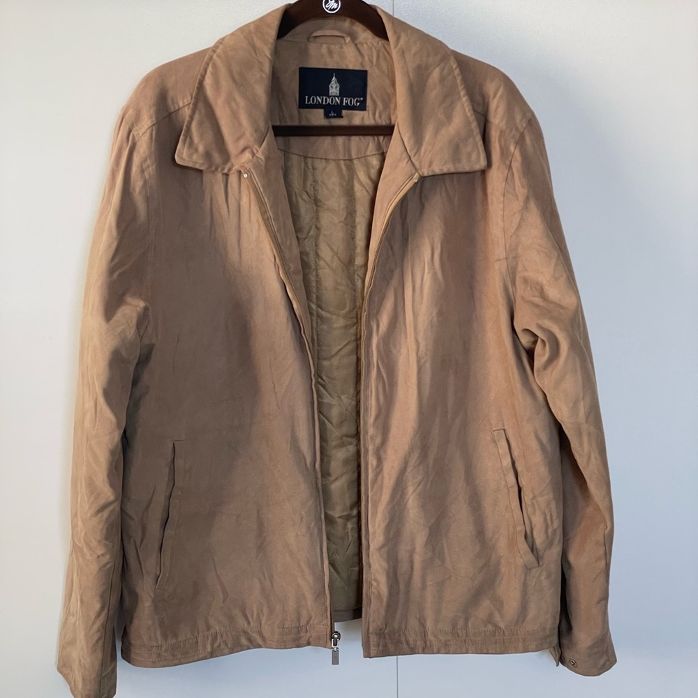 London Fog Men's Brown Lightweight Jacket Sz L